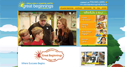 Desktop Screenshot of greatbeginningslc.com
