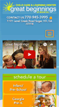 Mobile Screenshot of greatbeginningslc.com